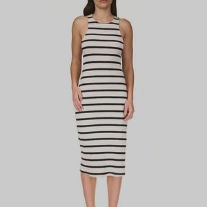 Sanctuary Rib Sleeveless Midi Dress